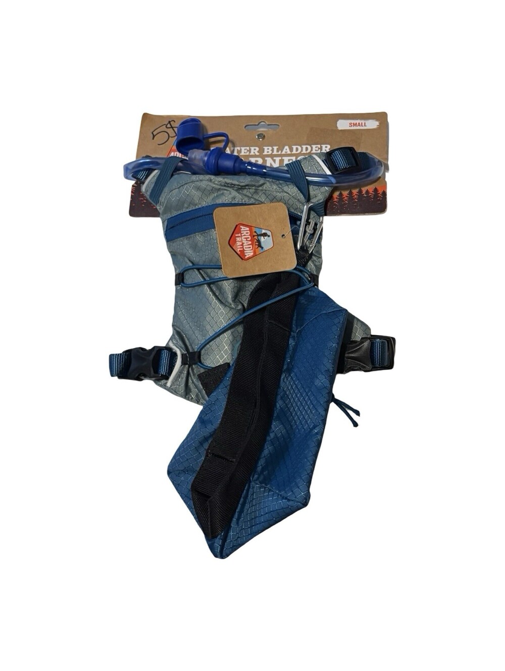 Arcadia Trail Water Bladder Harness For Dogs Blue Size Small